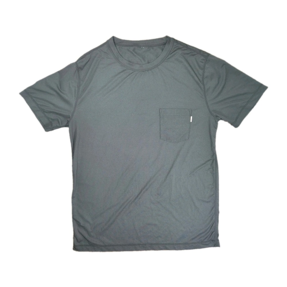 Vuori Tradewind Pocket Tee Lightweight Performance Stretch Small Mens Black Gym